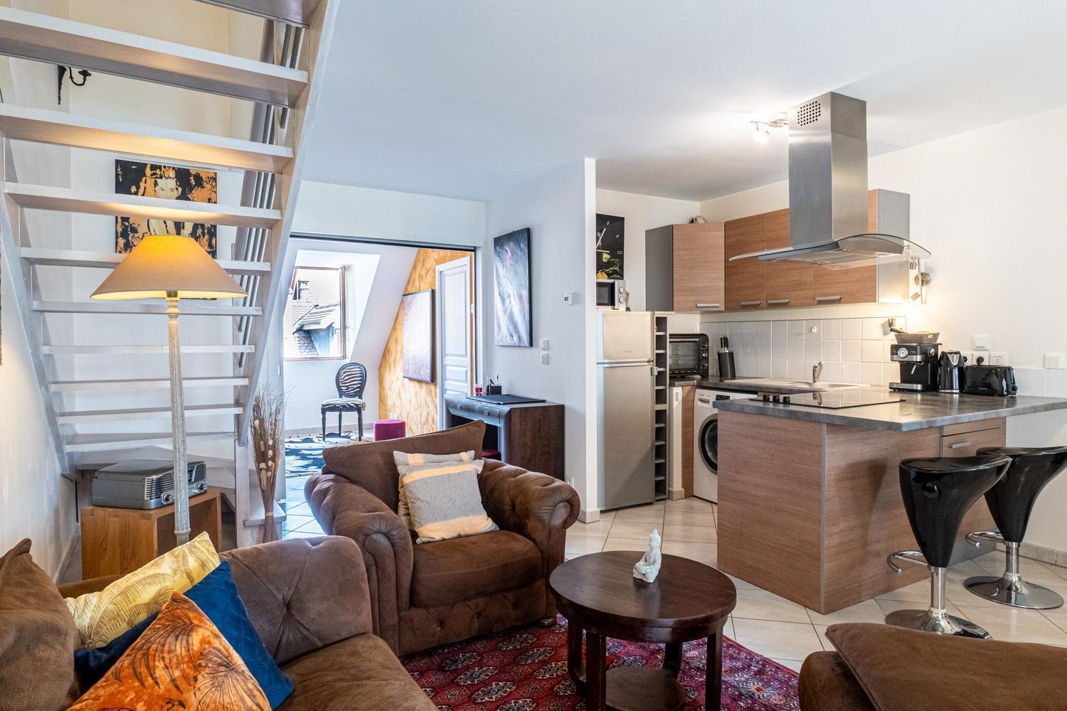 Carnot Duplex, Spacieux 3 Pieces Avec 2 Chambres Sur Les Rue Pietonnes Annecy Eksteriør bilde